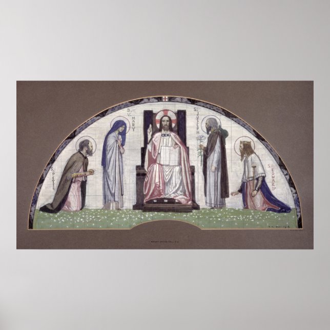 Christ Enthroned Poster (Front)