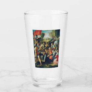 Christ Falling on the Way to Calvary Glass