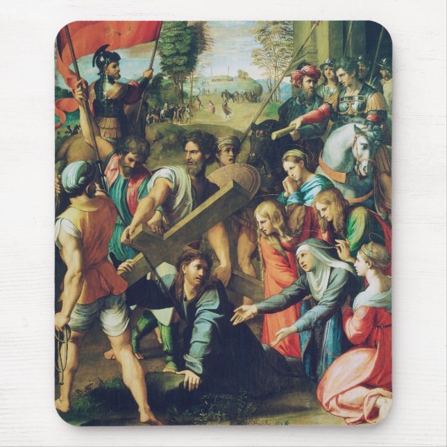 Christ Falling on the Way to Calvary Mouse Pad (Front)