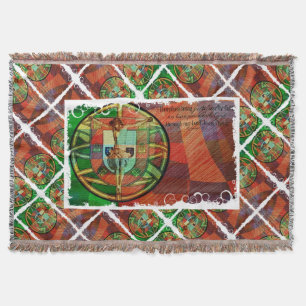 Christ for Portugal Throw Blanket