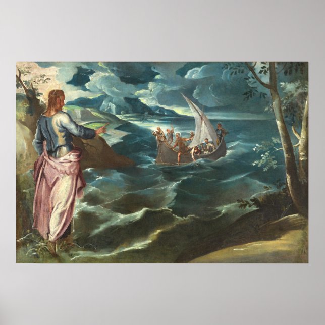 Christ Galilee - Jacopo Tintoretto Fine Art Poster (Front)