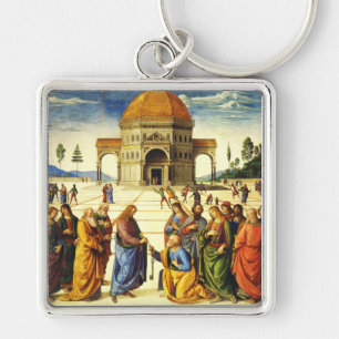 Christ Giving the Keys to Saint Peter Keychain