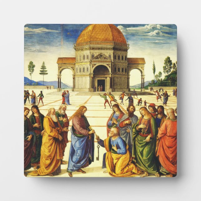 Christ Giving the Keys to Saint Peter Plaque (Front)