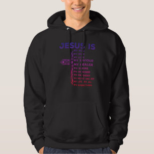 Christ Gospel Jesus Son of God Quote 4 Hoodie