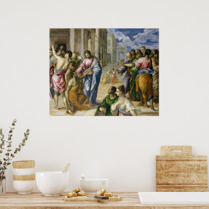 Christ Healing the Blind   El Greco   Poster