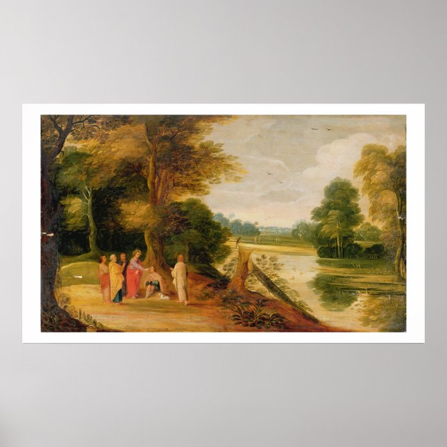 Christ Healing the Blind Man Poster (Front)