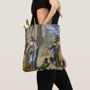 Christ Healing the Blind Tote Bag