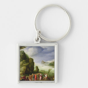 Christ Healing the Possessed of Gerasa, 1608 Keychain