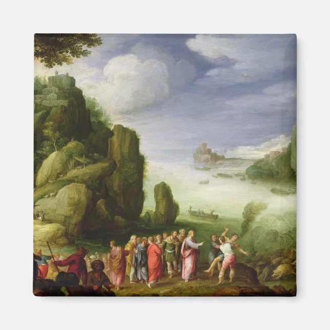 Christ Healing the Possessed of Gerasa, 1608 Magnet (Front)