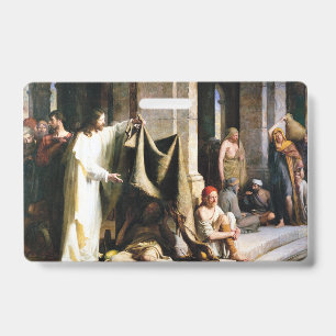 Christ Healing the Sick at Bethesda by Carl Bloch Badge