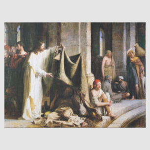 Christ Healing the Sick at Bethesda by Carl Bloch Tissue Paper