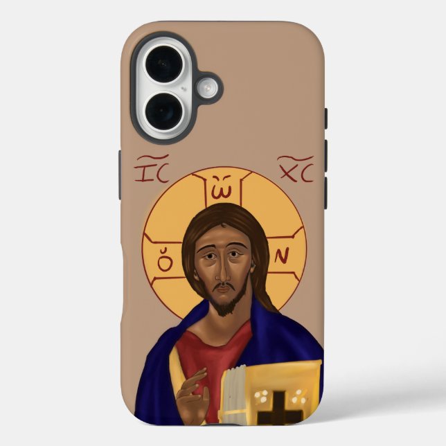 Christ Icon iPhone case - multiple sizes (Back)