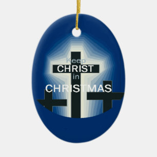 CHRIST in CHRISTMAS Ornament