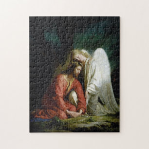 Christ in Gethsemane by Carl Bloch Puzzle