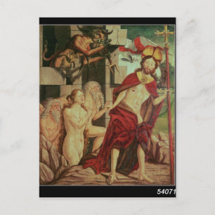 Christ in Hell Postcard