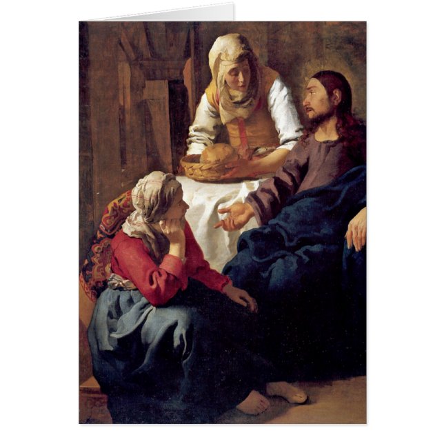 Christ In House Of Martha By Johannes Vermeer (Front)