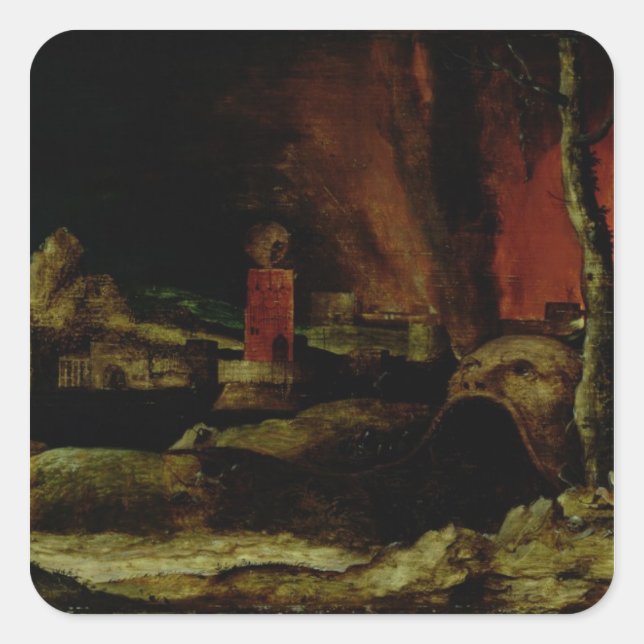 Christ in Limbo 2 Square Sticker (Front)