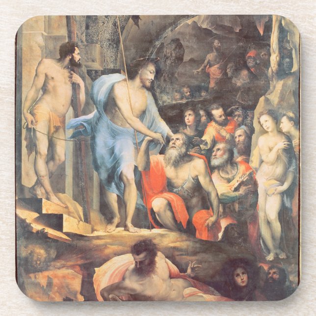 Christ in Limbo, c.1530-35 (panel) Coaster (Front)