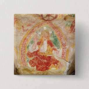 Christ in Majesty 2 Inch Square Button