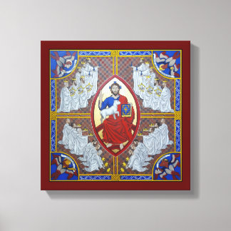 Christ in Majesty and the 24 Elders Canvas Print