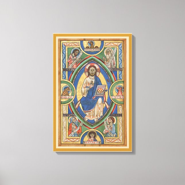 Christ in Majesty Stretched Canvas Print (Front)