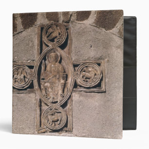 Christ in majesty with symbols of the binder