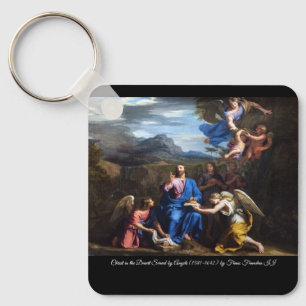 Christ in the desert keychain
