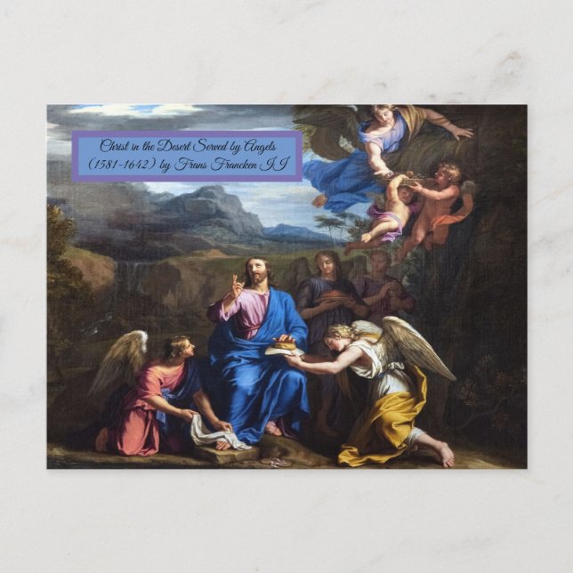 Christ in the desert postcard (Front)