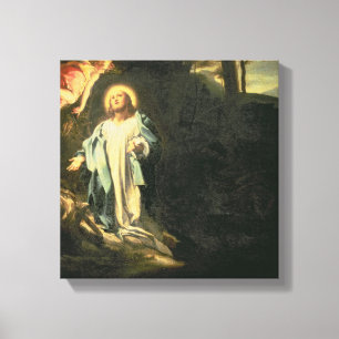 Christ in the Garden of Gethsemane 3 Canvas Print