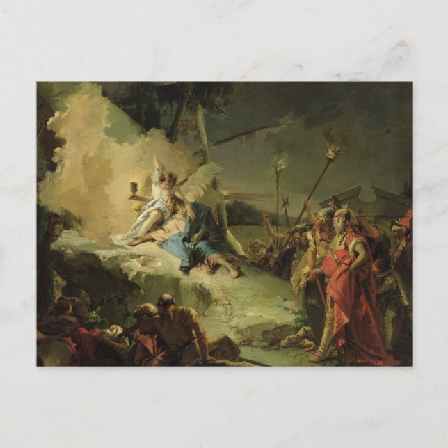 Christ in the Garden of Gethsemane Postcard (Front)