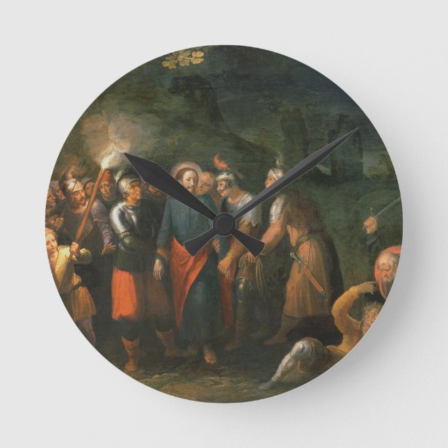 Christ in the Garden of Gethsemane Round Clock (Front)