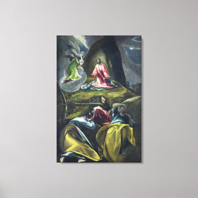 Christ in the Garden of Olives Canvas Print (Front)