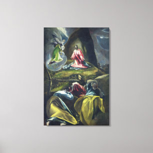 Christ in the Garden of Olives Canvas Print