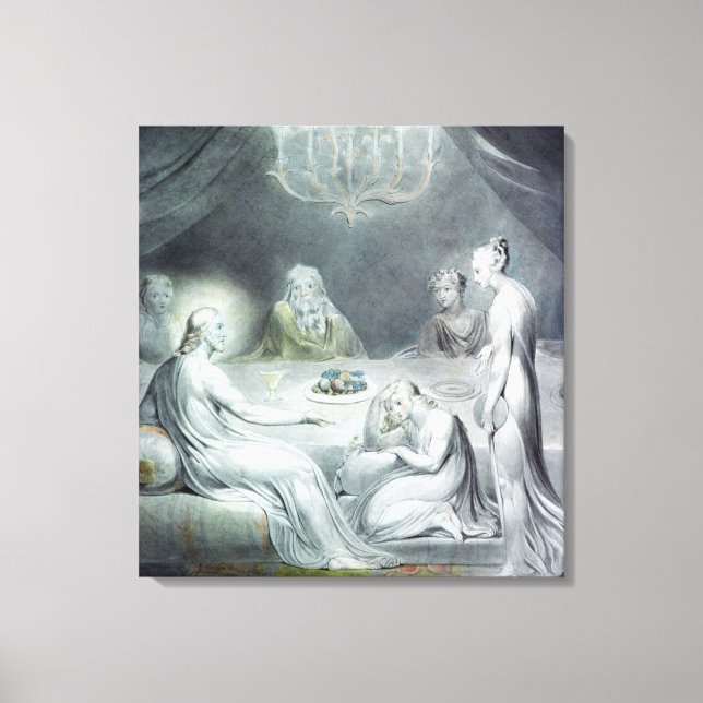 Christ in the House of Martha and Mary Canvas Print (Front)