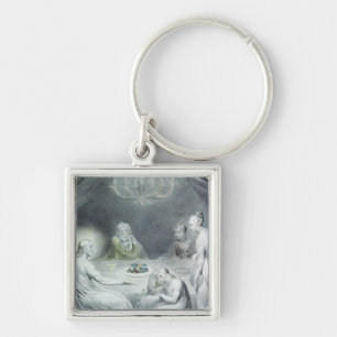 Christ in the House of Martha and Mary Keychain