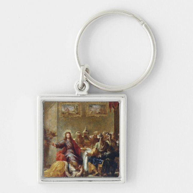Christ in the House of Simon the Pharisee, 1660 Keychain (Front)