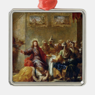 Christ in the House of Simon the Pharisee, 1660 Metal Ornament