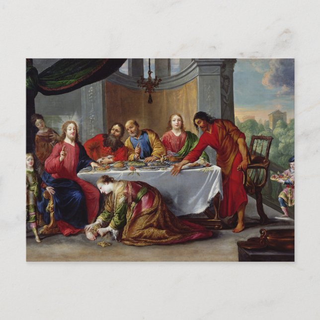 Christ in the House of Simon the Pharisee Postcard (Front)