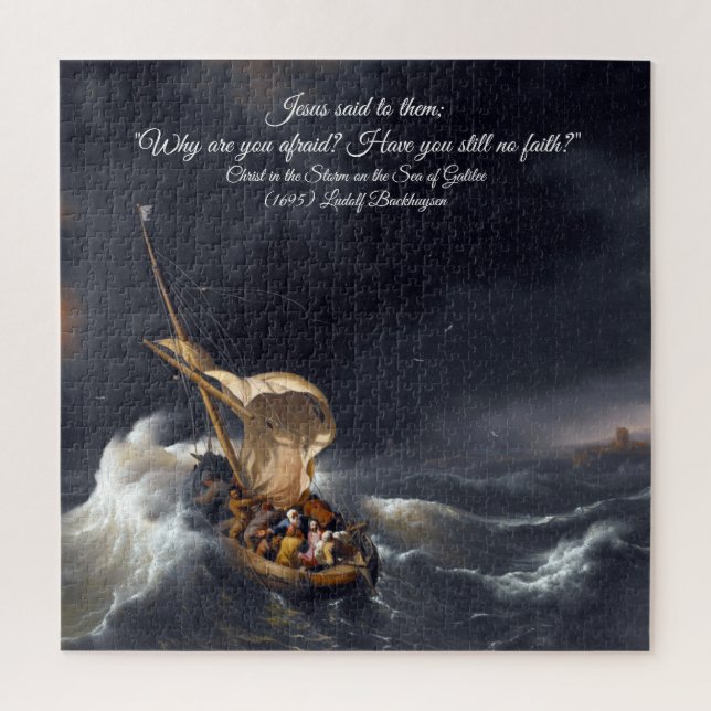Christ in the Storm Jigsaw Puzzle (Vertical)