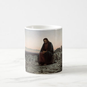 Christ in the Wilderness (by Ivan Kramskoi) Coffee Mug