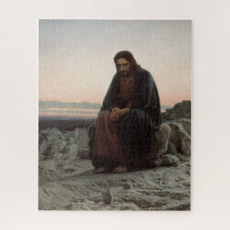 Christ in the Wilderness - Ivan Kramskoy Jigsaw Puzzle