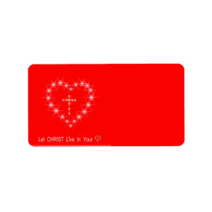 Christ in Your Heart Address Label
