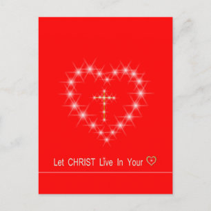 Christ in Your Heart Postcard