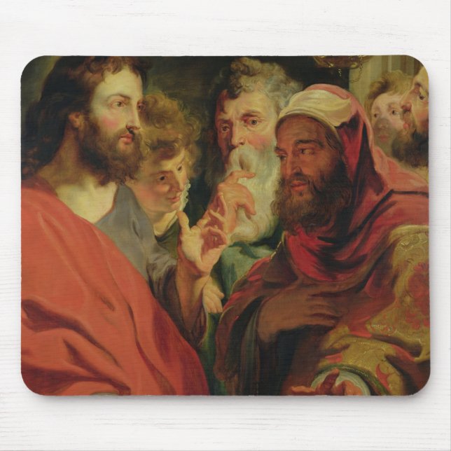 Christ Instructing Nicodemus Mouse Pad (Front)