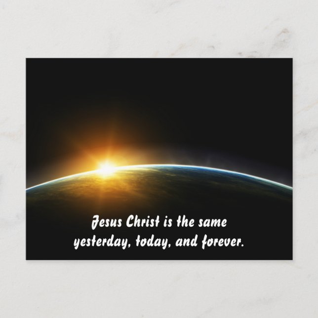Christ Is Always The Same Postcard (Front)