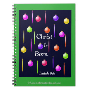 Christ Is Born Notebook