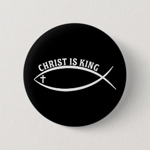 Christ Is King 2 Inch Round Button