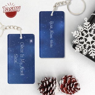 Christ Is My North Star Keychain