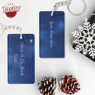 Christ Is My North Star Keychain