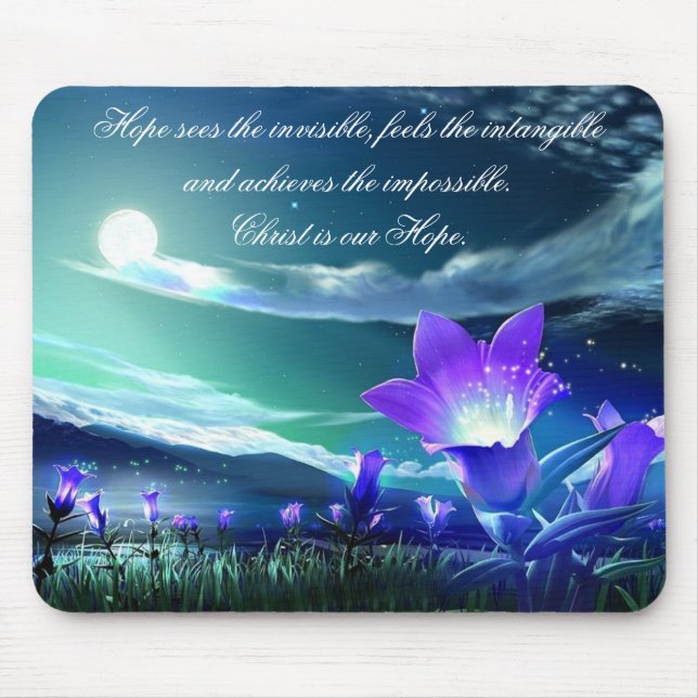 Christ is Our Hope mousepad (Front)